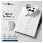 Camisas Formales Blancas Texturas